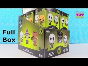 Funko Nightmare Before Christmas Disney Vinyl 25 Year Mystery Minis Figures Unboxing | PSToyReviews