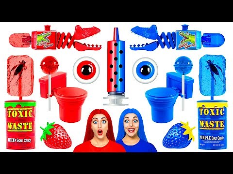 Desafío de Comida Roja vs Comida Azul #2 por Multi DO Challenge