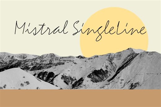 Download Mistral SingleLine Script