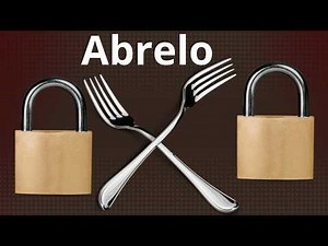 "🔥 Amazing Trick! Open a Padlock with a Fork in Seconds 😱🔑"