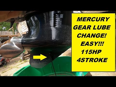 2008 Mercury 115HP Lower Unit Gear Oil Change-HOW TO!!