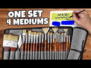 Fuumuui Brushes Review - I Tested Them With 4 Mediums