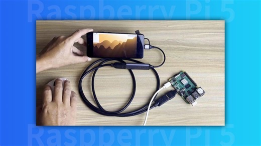 将安卓手机用作树莓派屏幕！