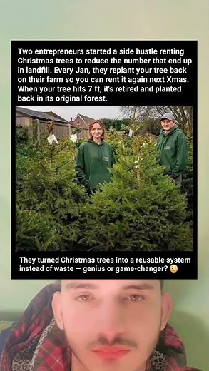 They Rent Christmas Trees Instead of Cutting Them Down 🌲❤️