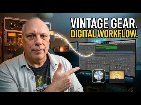 Logic Pro Recording Sessions: Blending Vintage Gear with Digital Production