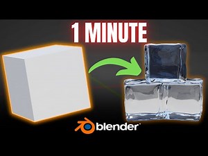 Create Ice Cubes in Blender in 1 Minute!