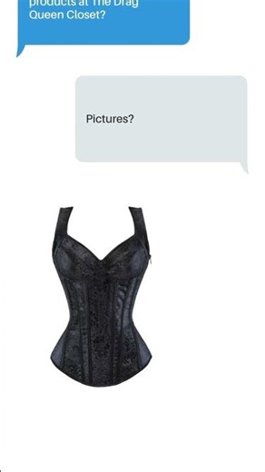Best-seller: Corset Drag Greta (Noir)