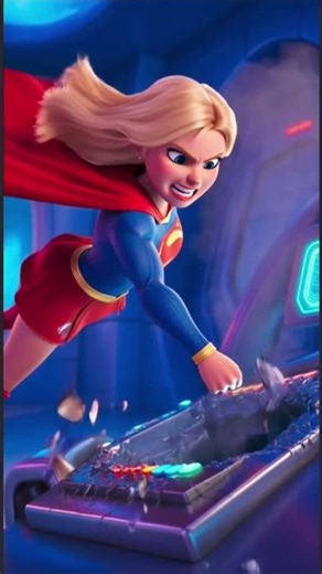 “Supergirl vs Alien Ship