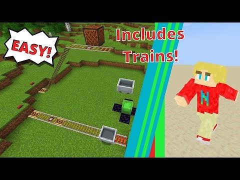 How To Use Every Type of Rail in Minecraft, LIKE A PRO!