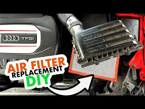 Audi A3/S3 (8V): 1.8 & 2.0 TFSI air filter replacement DIY tutorial