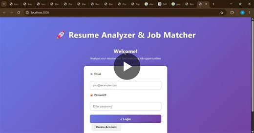 AI Resume Analyzer Job Matcher with React, Node MongoDB | Raghavendra Prasad DG posted on the topic | LinkedIn
