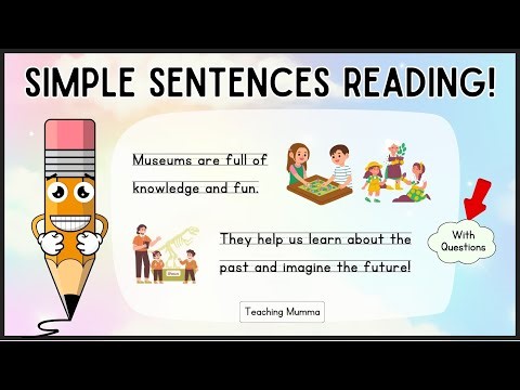 Let's Read! | Simple sentences for Kids | Grade 1 Reading | Practice Reading #readingactivity