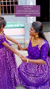 106 injection 64 scans but all the pain worth when this angel came to my life happy birthday Kannama 🫶🏻🥰🧿 Beautiful mom n daughter outfit from @dharadesigners #familyovereverything #manamwithsathya #trendingreels #instareels #healthylifestyle #healthy #mom #pregnancy #momndaughterlove❤️ #grwm #trending | Manam with sathya