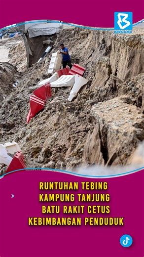 Tidak sampai sebulan dibuka kepada orang ramai, tebing di sepanjang Laluan T145 Jalan Mengabang Telipot-Batu Rakit runtuh malam tadi, sekali gus menimbulkan kebimbangan dalam kalangan penduduk Kampung Tanjung Batu Rakit di Kuala Nerus, Terengganu. #BernamaNews #VideoBernama #runtuhan #tebing #baturakit | BERNAMA