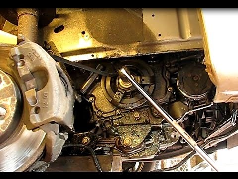 How to remove a crankshaft pulley bolt