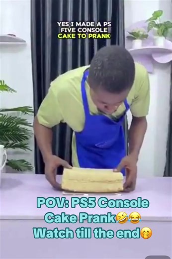 PS5 Console Cake Prank😂😂#viral #foryoupage #fypシ #foryou