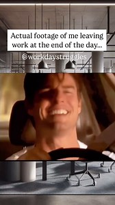 1.1K views · 346 reactions | Actual footage of me leaving work at the end of the day... Follow @workdaystruggles for more relatable and funny work memes. #funnyrelatable #relatablememes #fridayfeeling #finallyfriday #workdaymemes #weekendvibes #weekendloading #memesoftheday #tgif #9to5humor #fridaymood #overworkedandunderpaid #funnyworkmemes #fridayvibes #workdaystruggles | Workday Struggles | Facebook