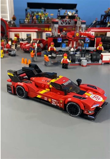 Ferrari 499P Hypercar LEGO MOC Building Guide