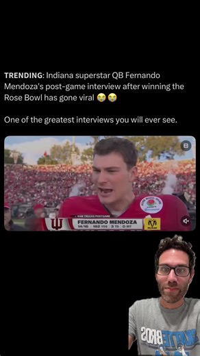 Fernando Mendoza's Emotional Rose Bowl Interview Highlights