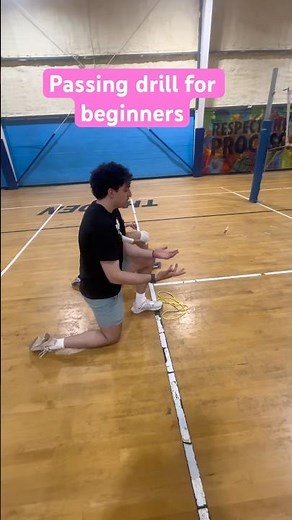 Youth Volleyball Passing Drill for Better Platform Angles