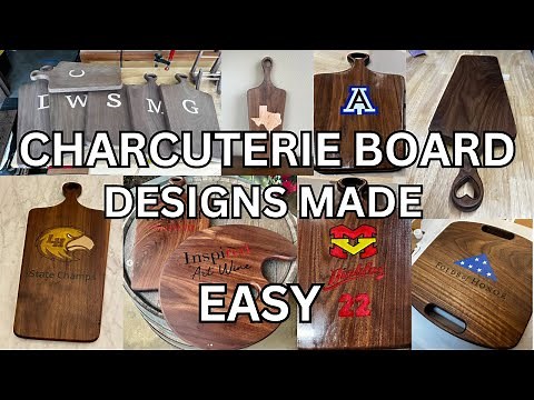 CNC Charcuterie Boards Made Easy