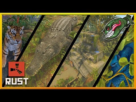 Rust What's Coming | Jungle Biome Preview- Tigers, Panthers, Snakes, Crocs, Blow Pipe, Boomerang