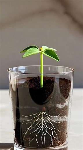 Zinnia Flower Growing Timelapse in Transparent Pot | Seed to Bloom Cinematic Plant Growth