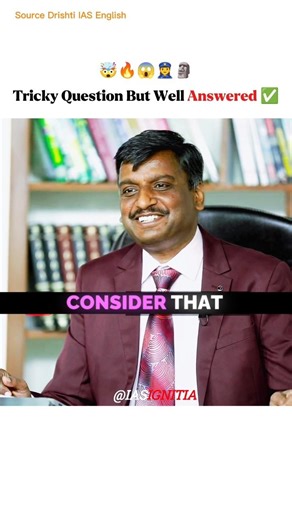 Tricky Question But Well Answered ✅🫡 | IAS interview #ias #upsc #motivation