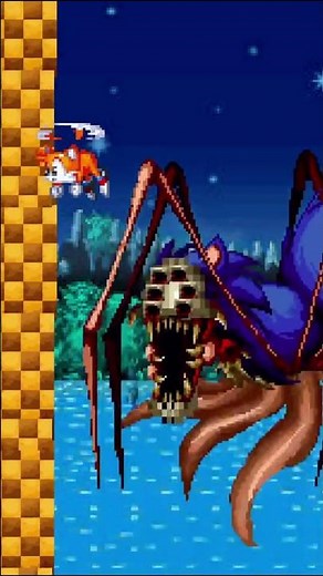 Tail's Terrifying Exelator Spider Chase In Sonic.exe Exelator 1 Remake