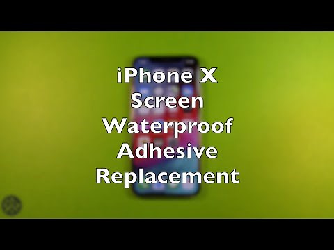 iPhone X Waterproof Screen Adhesive Replacement How To Change