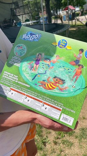 Part 2 of the H2O go splash pad sprinkler #summer #splashpad