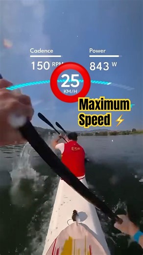 Maximum Speed in Kayak ⚡️K4 Spain #kayaksprint #waykvlogs #kayak