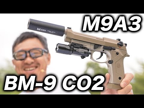 BM-9 M9A3 live-fire review | The true power of this CO₂ gas gun revealed!
