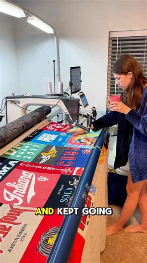 3.8K views · 39 reactions | Sewing in the morning is my favorite! Are you a morning person or a night owl? #quilting #quilter #quilts #quilt #sewing #longarmquilting | Jenna Hall | Facebook