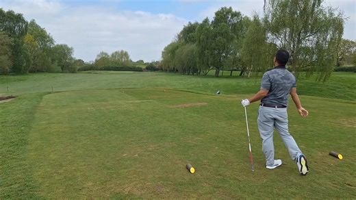 We've got players from Queen's Park (Crewe) lighting up the Derby Course at the Belfry on Thursday. The par 3 16th proving a bit troublesome .certainly for Mr Capitano ! | golfpairs.com