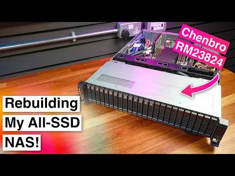 Rebuilding my All-SSD NAS into a Much Fancier Case! — Chenbro RM23824