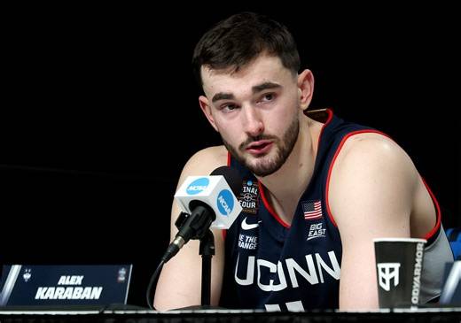 Alex Karaban sends farewell message to UConn after national championship loss