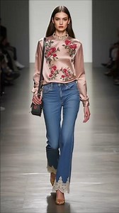 Next-Level Luxury Denim Trends 2025 👖✨ | Couture Jeans Runway Looks You Must See