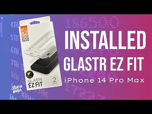 Spigen Glastr EZ Fit Privacy Screen Protector Installation iPhone 14 Pro Max