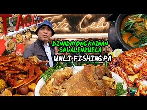 SIKAT AT DINADAYONG KAINAN SA TAGALAG VALENZUELA SEASIDE VIEW NA UNLI -FISHING KA PA!