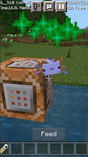 How to spawn Rarest blue axolotl in minecraft/command #short