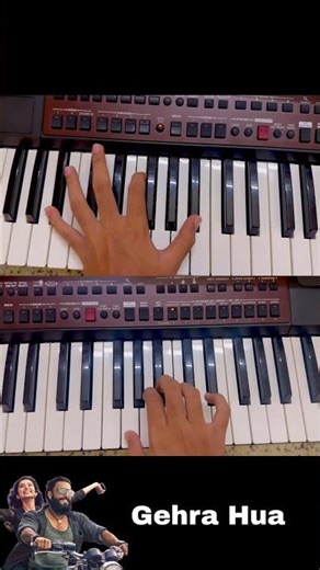 Gehra Hua Piano Tutorial | #dhurandhar #piano #keyboard #instrumental #bollywood