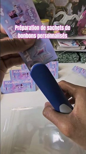 sachet de bonbons personnalisés dans mon kit gratuit #creationsurmesure #papeteriepersonnalisee