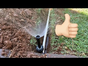How to move or extend sprinkler lines a few feet quick and easy from an existing spot in your yard