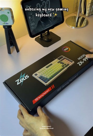 Unboxing My New Gaming Keyboard Experience