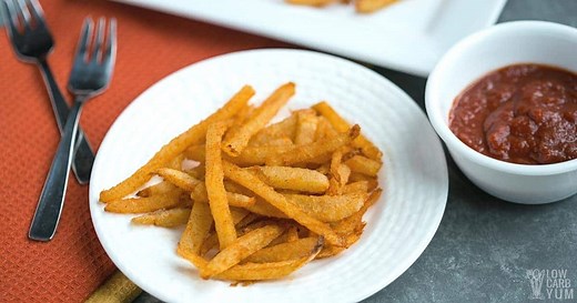 Keto Jicama Fries (Easy Low Carb French Fries)