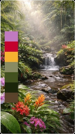 Rainforest Floor — Cinematic Color Palette | Color Vibe Archive #shorts