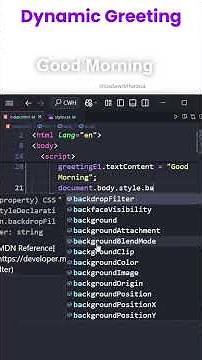 Dynamic Greeting Based on Time — Real-Time Personalized UI