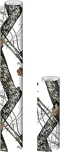 Mossy Oak Matte Camo Roll Hunting Patterns, Self-Adhesive Vinyl Wrap, DIY (48"x24", Winter)