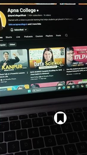 coding ke liye best YT channel #coding #programming #dsa #webdevelopment